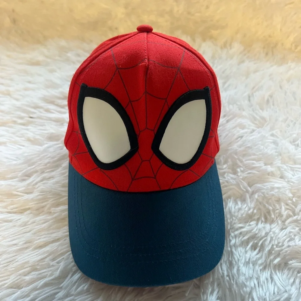Marvel Spider-Man Red and Blue Kids Baseball Hat - Picture 2 of 7